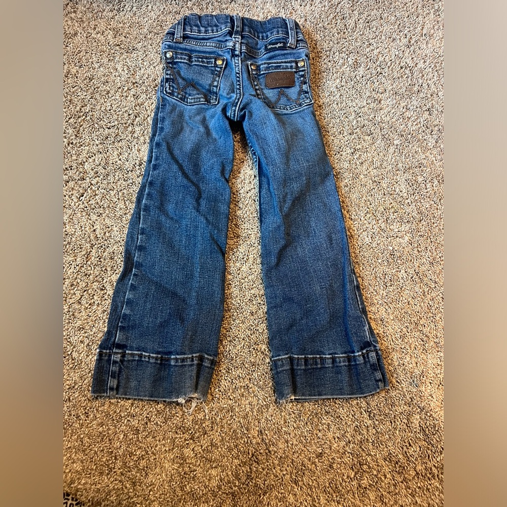 Girls Toddler Wrangler Trouser Jeans 4 Slim